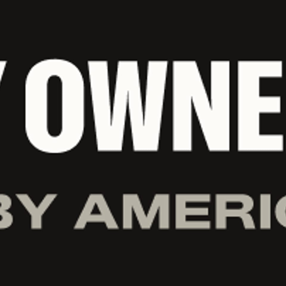 Black and white logo: "Locally Owned & Operated, Certified by American Operator" with a star.
