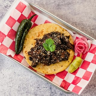 Smoked Chicken Mole Taco